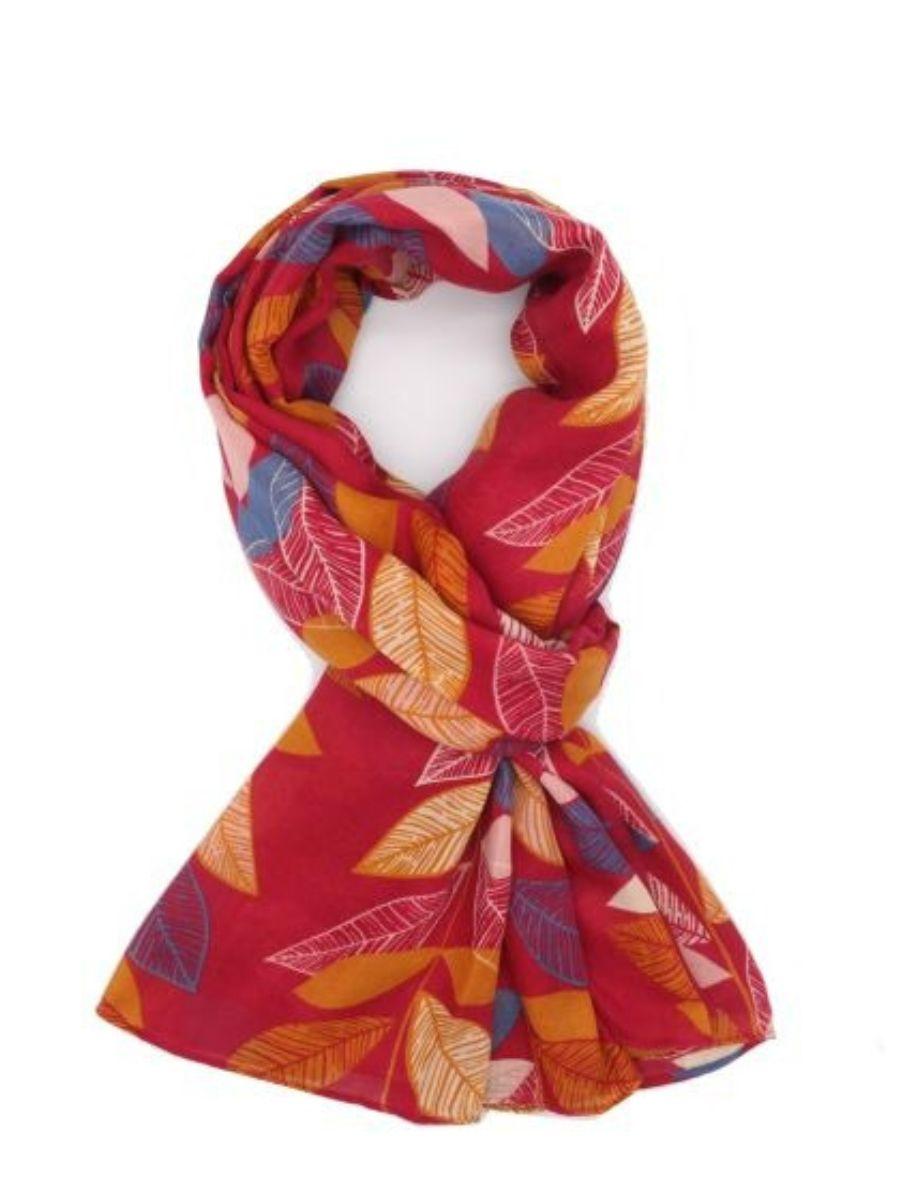 Falling Leaves Print Scarf
