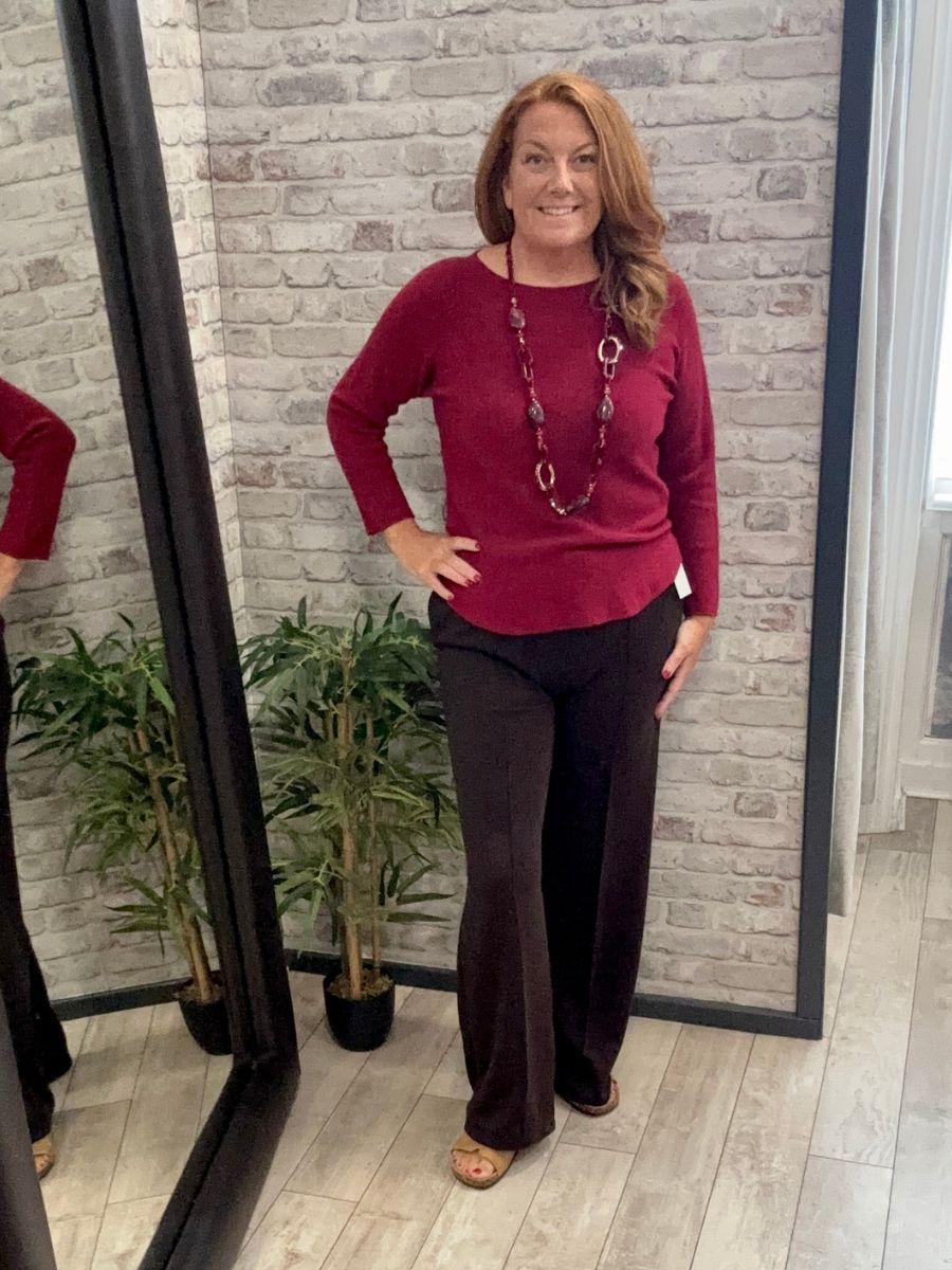 Seam Front Soft Jogging Trouser - Side pockets, drawstring at waist