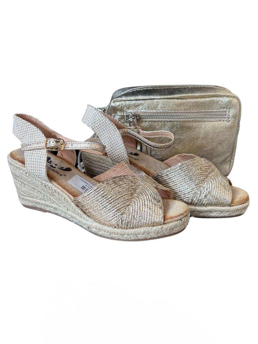 Comfort-Height Wedge Sandal