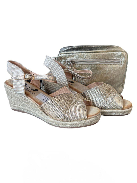 Comfort-Height Wedge Sandal
