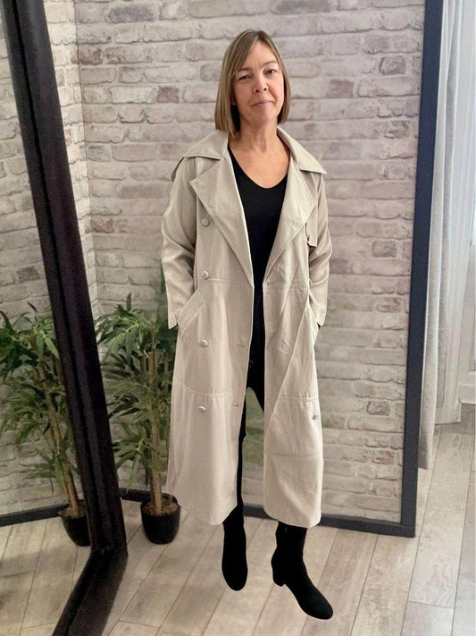 Double Breasted Trench Coat