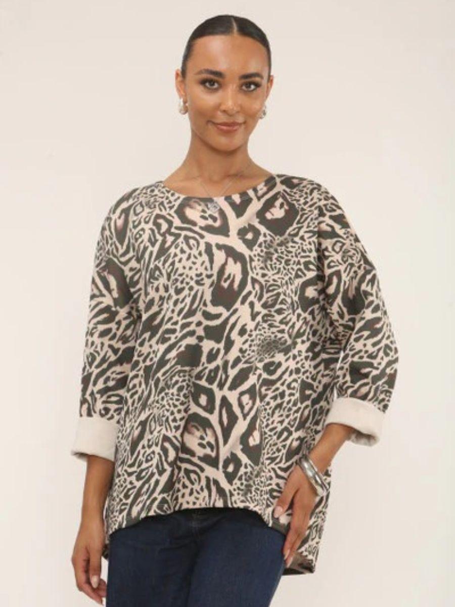 Leopard Print Soft Touch Sweatshirt