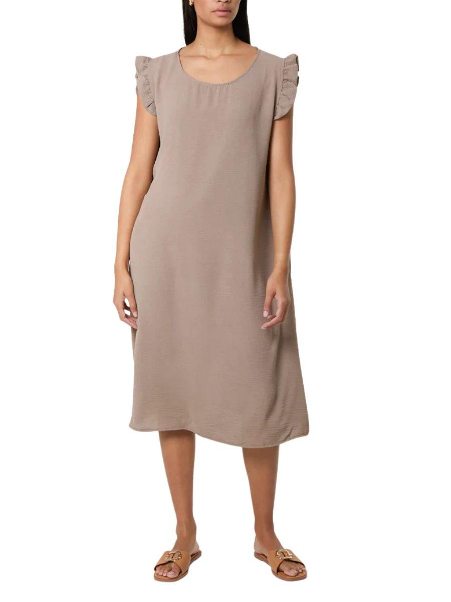 Button Back Pocket Dress