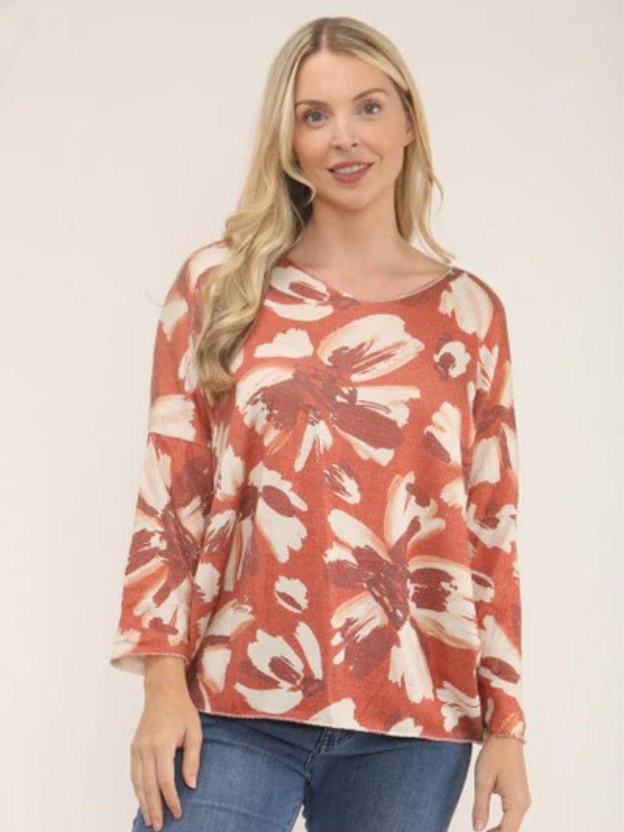 Soft Touch Floral Daisy Top