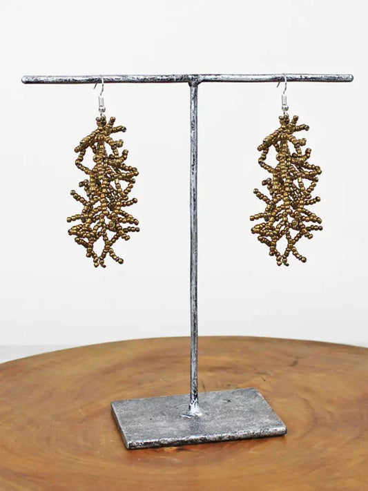 Beaded Drop Earrings