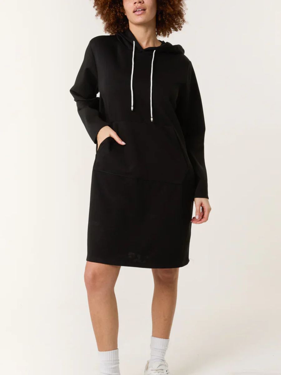 Soft Touch Hooded Sweatshirt Dress
