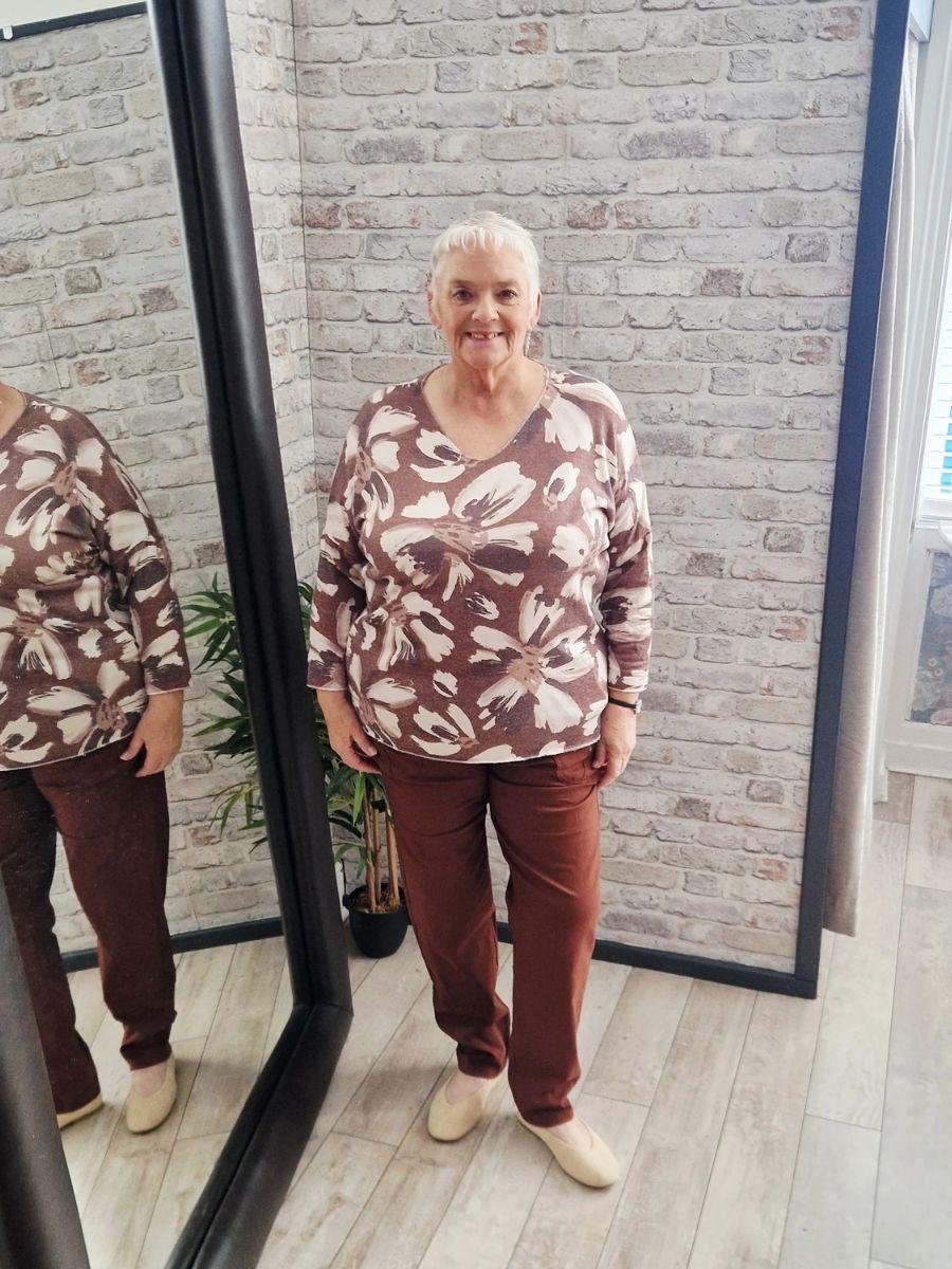 Soft Touch Floral Daisy Top