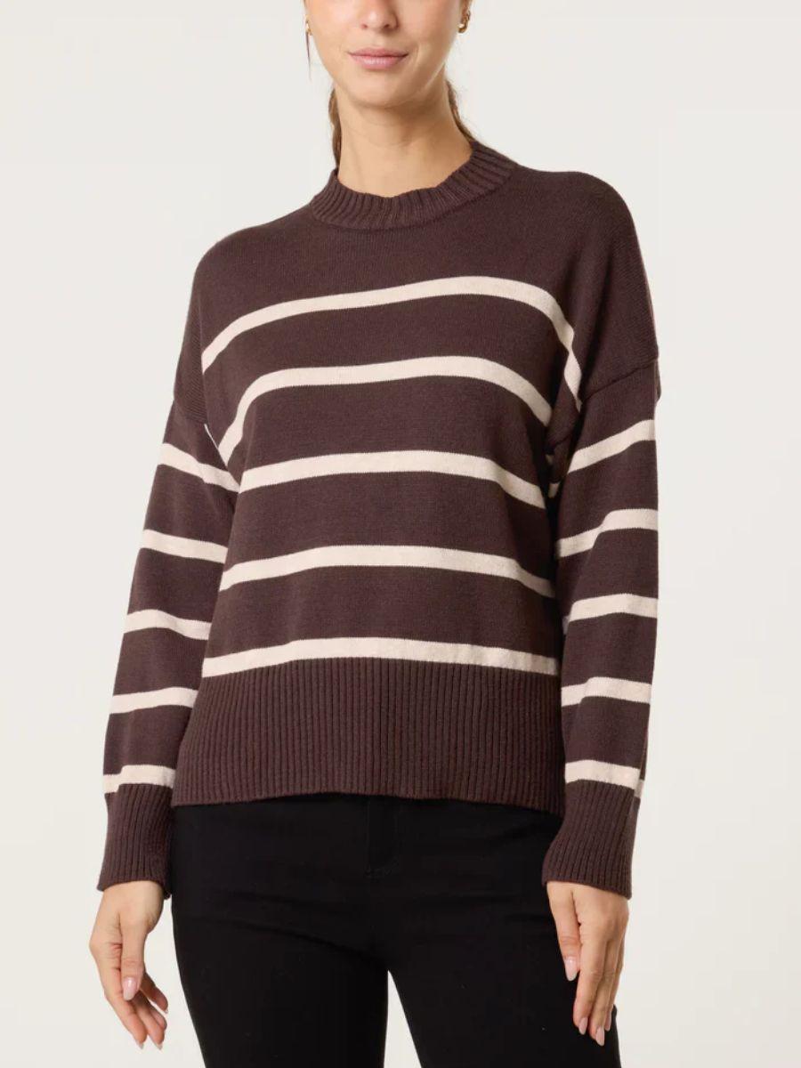 Round Neck Stripe Jumper