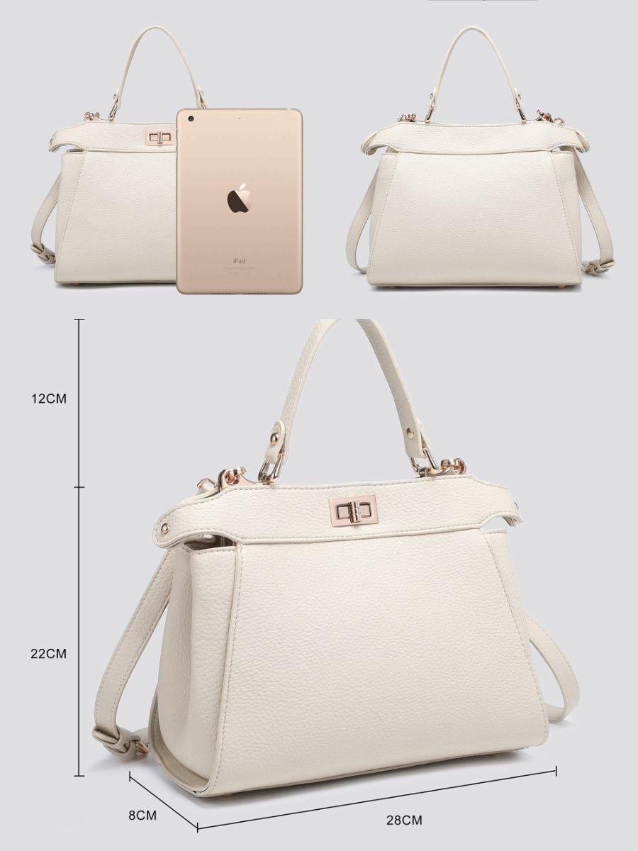 Vintage Style Twist Lock Bag