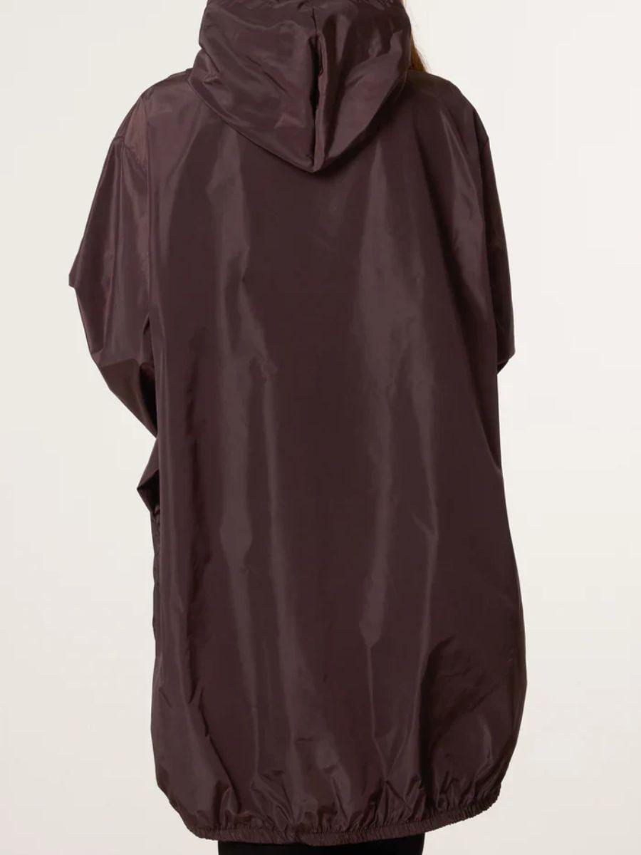 Zip Up Hooded Rain Coat