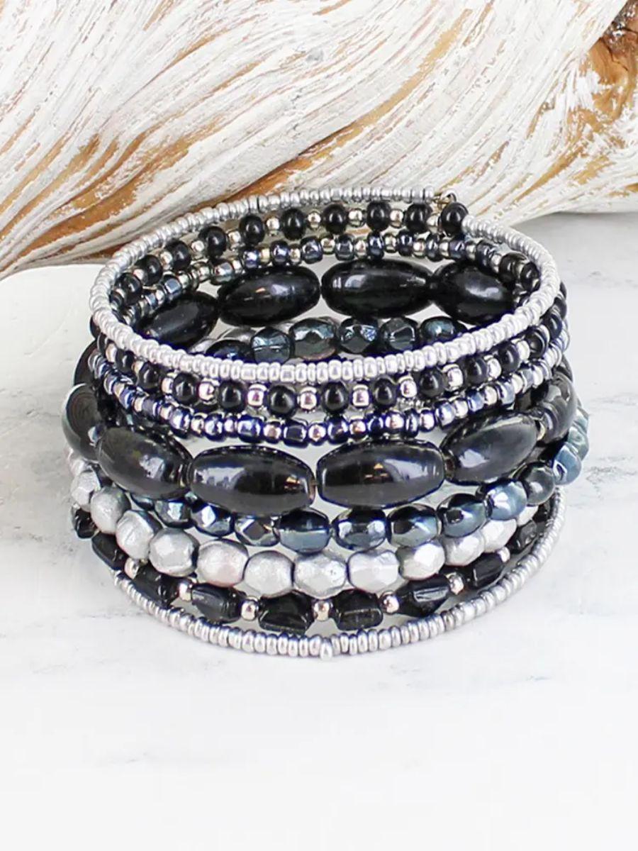Beaded Spiral Bracelet