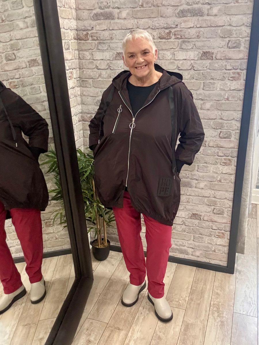 Zip Up Hooded Rain Coat