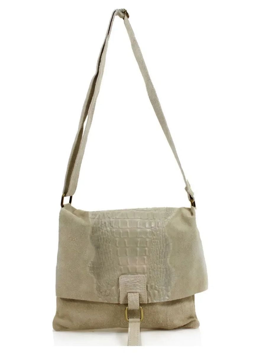 Donna Suede Crossbody Bag