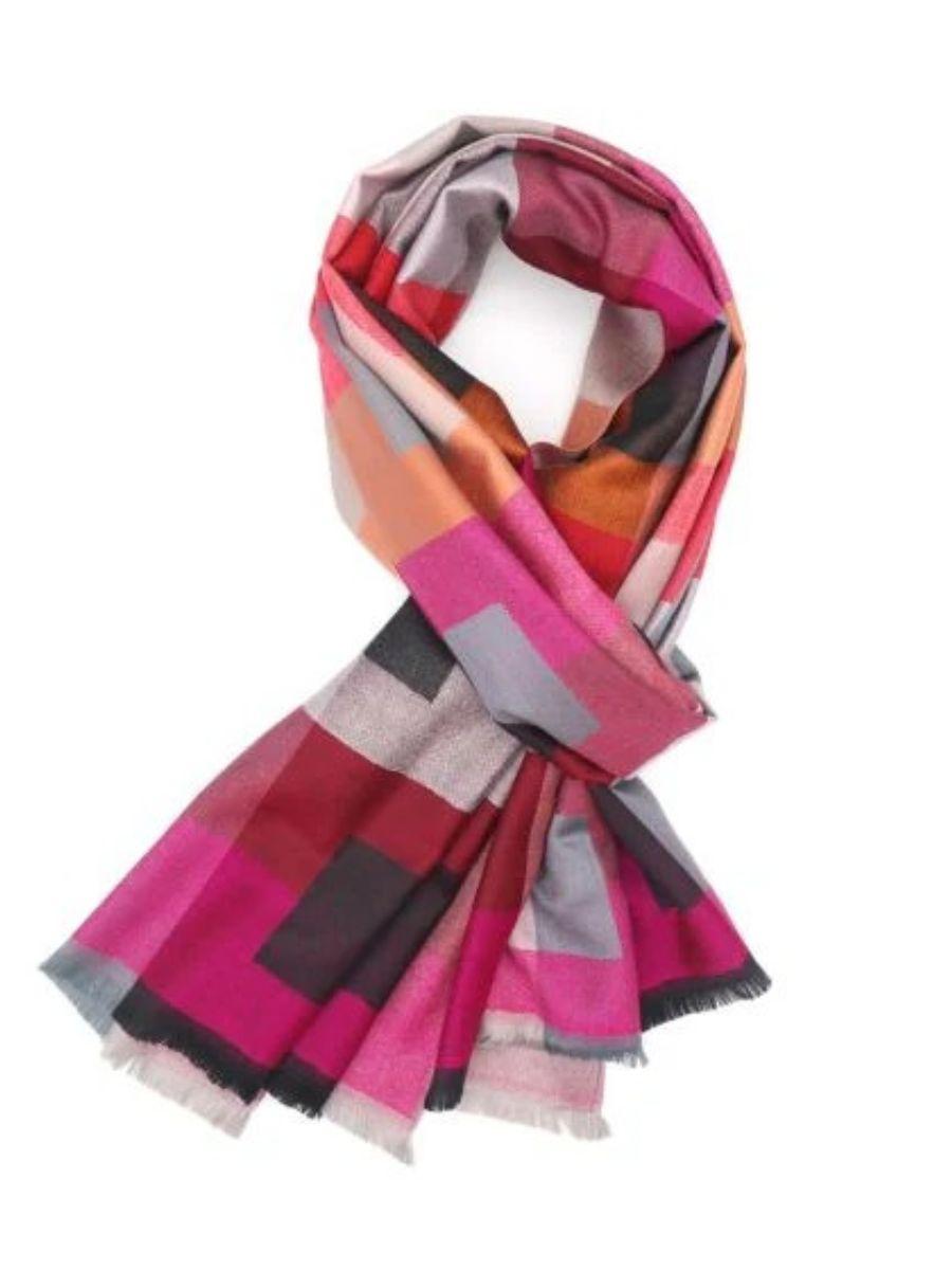 Colour Block Fine Pashmina