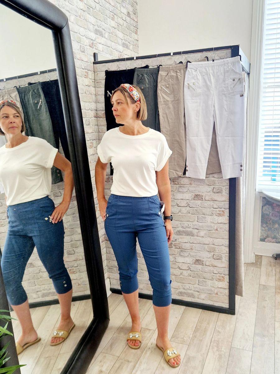 Cropped Stretch Trouser