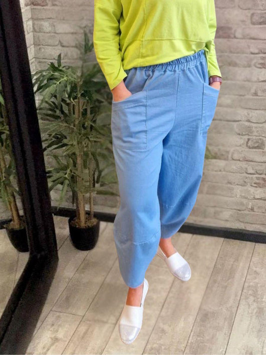 Denim Harem Trousers