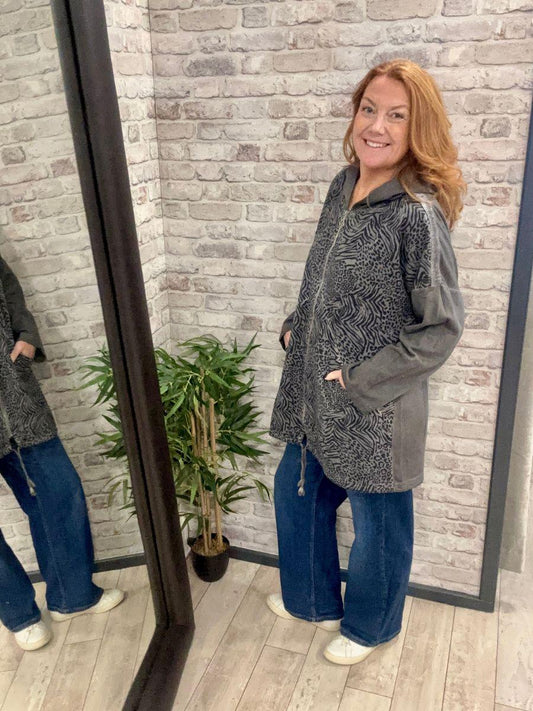 Zip up Animal Hooded Jacket