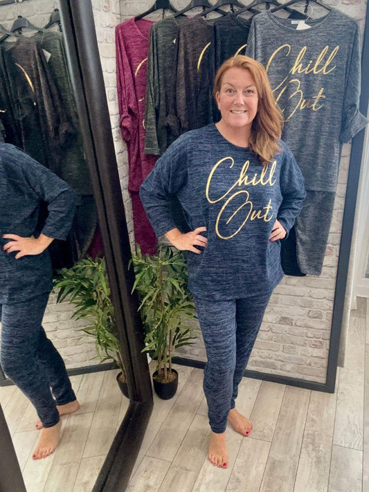 Chill Out Lounge Set - Metallic slogan to the front