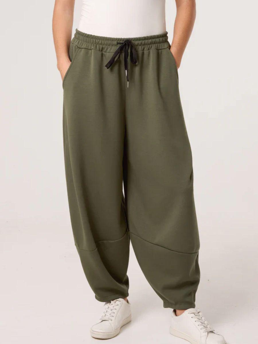Soft Touch Barrel Leg Trouser