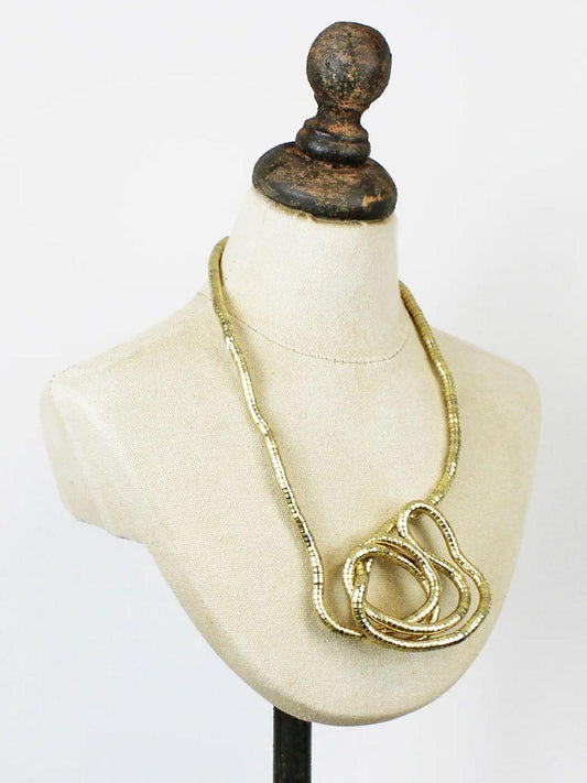 Long Bendy Snake Necklace