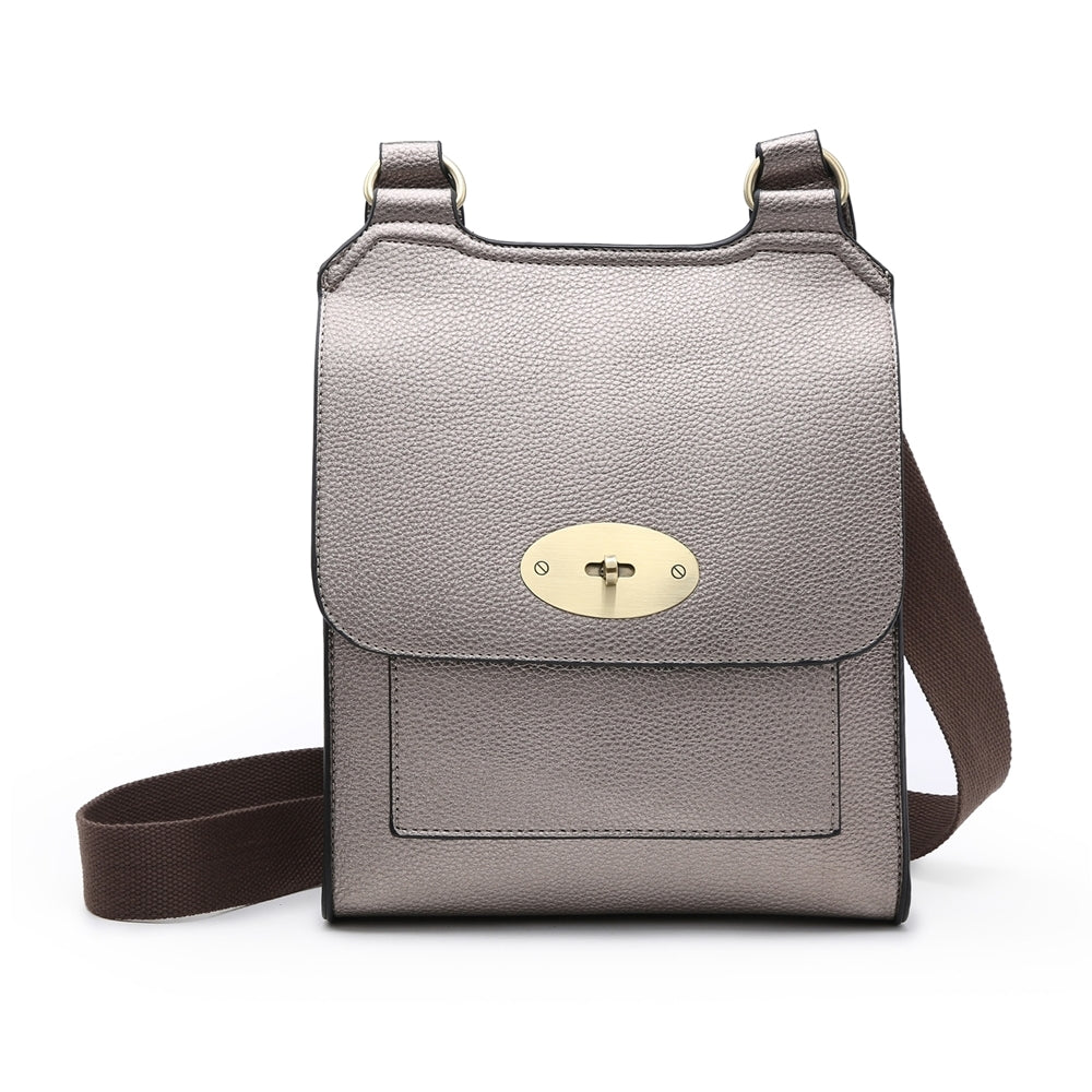 Messenger Crossbody Bag - Adjustable Strap and Sleek Design