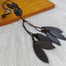 Load image into Gallery viewer, Long Leaf Strands Necklace
