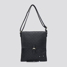 Load image into Gallery viewer, Soft Touch Diamond Perforated Crossbody Bag
