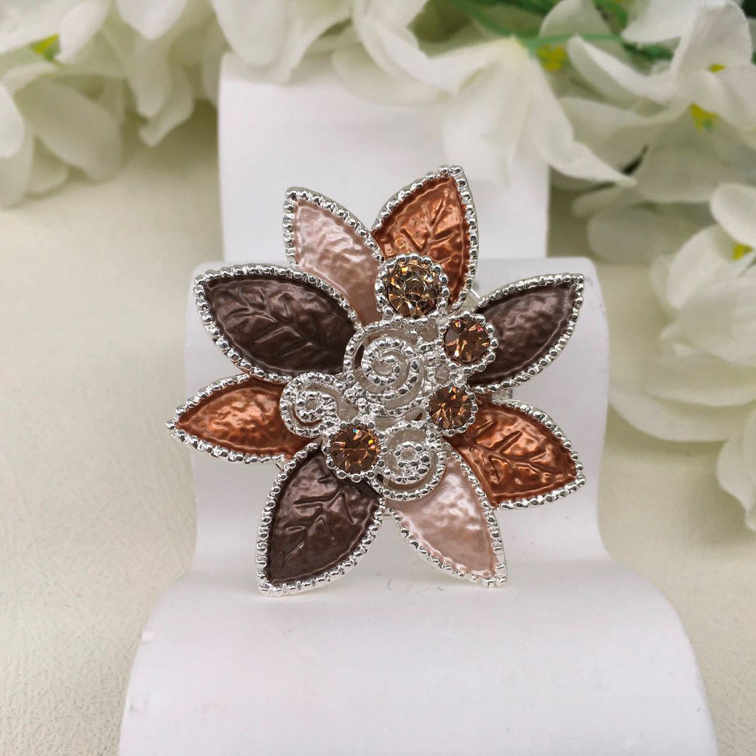 Magnetic Flower Brooch