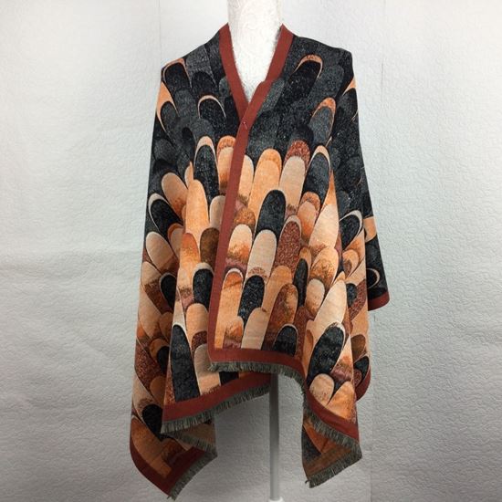 Cashmere Shawl Scarf - Luxurious Feel Abstract Design