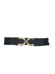 Gold Hook and Eye Stretch Belt