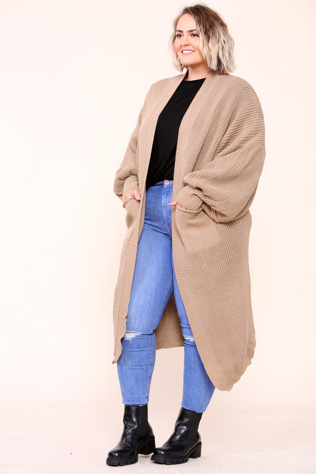 Edge to Edge Cardigan (Bigger Size)
