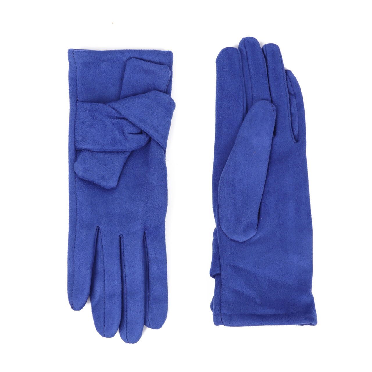 Royal Blue Hat, Gloves and Scarf