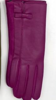 Magenta Gloves, Scarf and Brooch