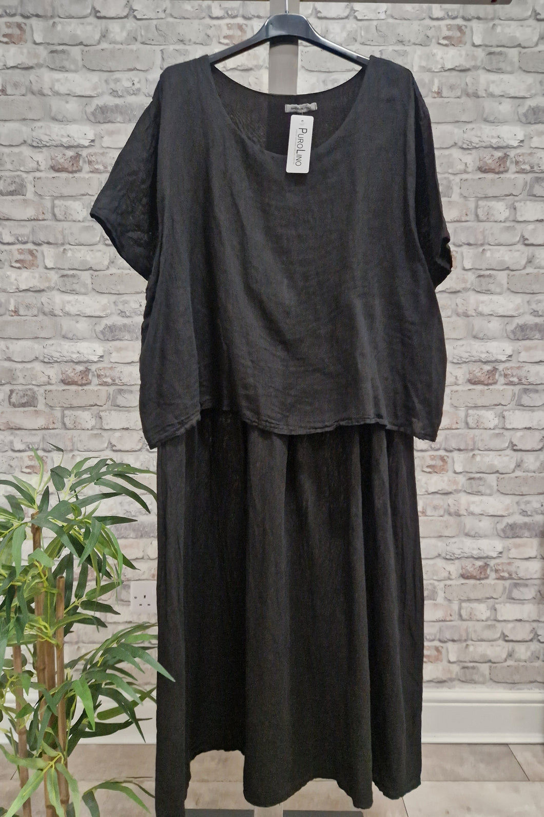 Linen Double Layer Dress