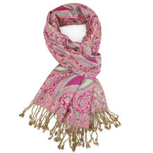 Load image into Gallery viewer, Fine Paisley Pashmina
