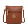 Tree of Life Crossbody Bag - Gold Hardware and Zips