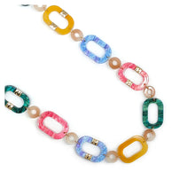 Load image into Gallery viewer, Oval Chain Long Necklace
