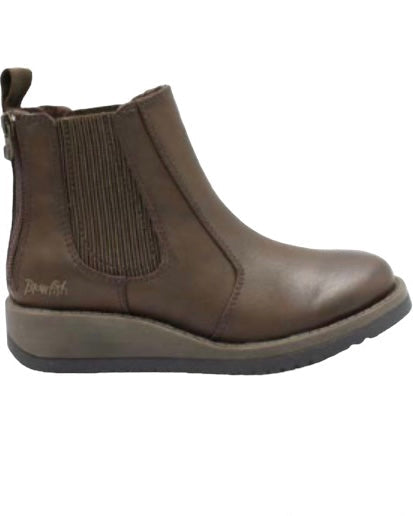 Blowfish Calo Chelsea Boot with double back zippers and cushioned footbed.