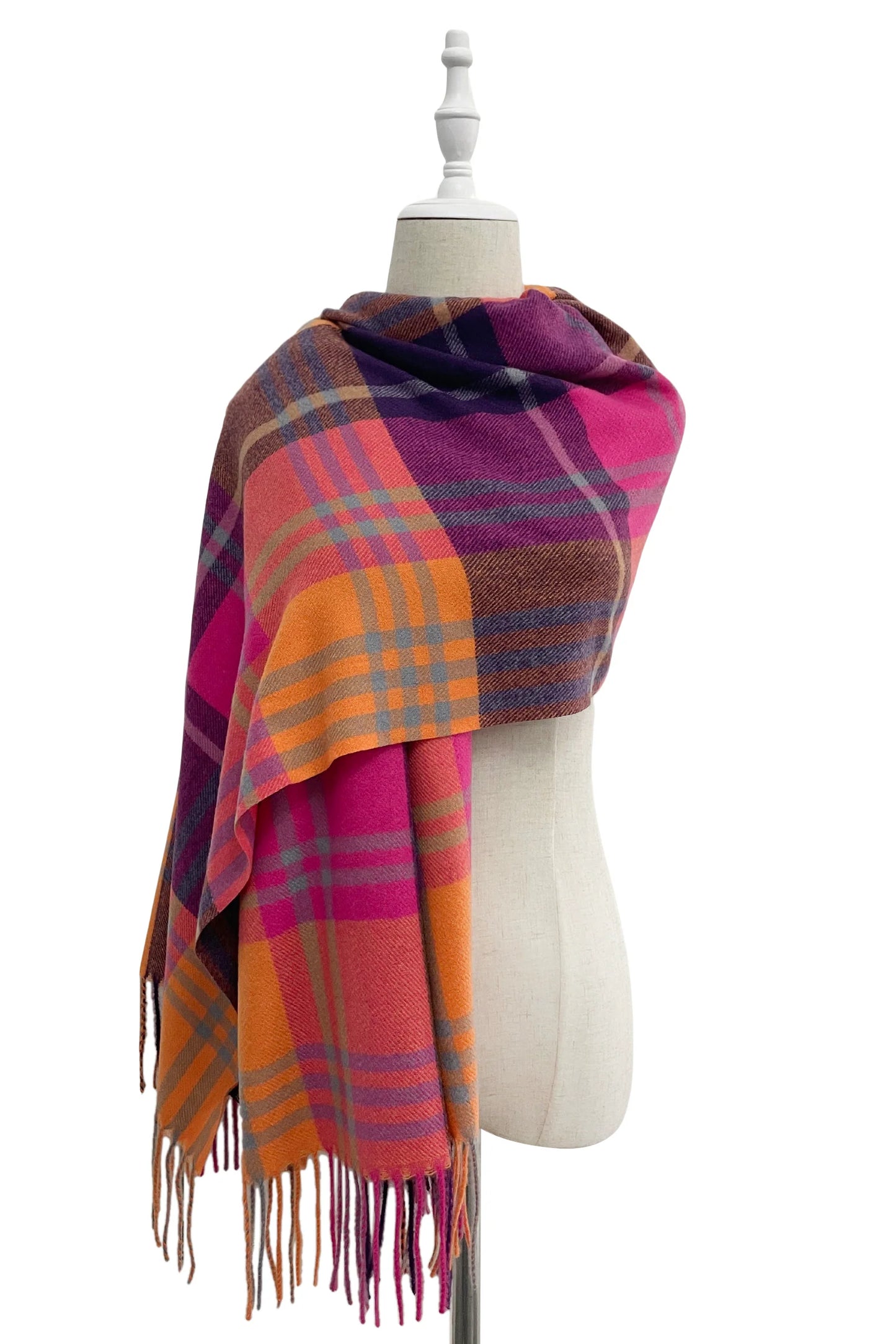 Tartan Tassel Scarf