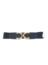 Gold Hook and Eye Stretch Belt