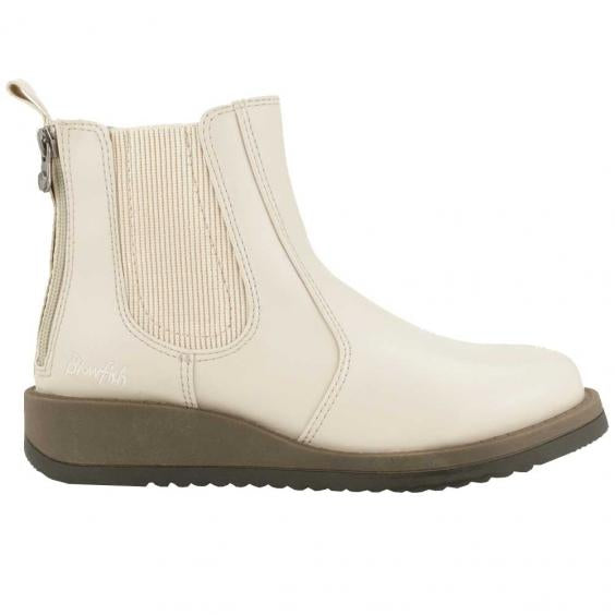 Blowfish Calo Chelsea Boot with double back zippers and cushioned footbed.