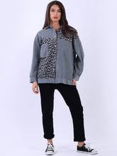 Load image into Gallery viewer, Leopard Cord Shirt Jacket
