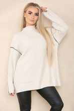 Load image into Gallery viewer, Ribbed Stitch Detail Jumper
