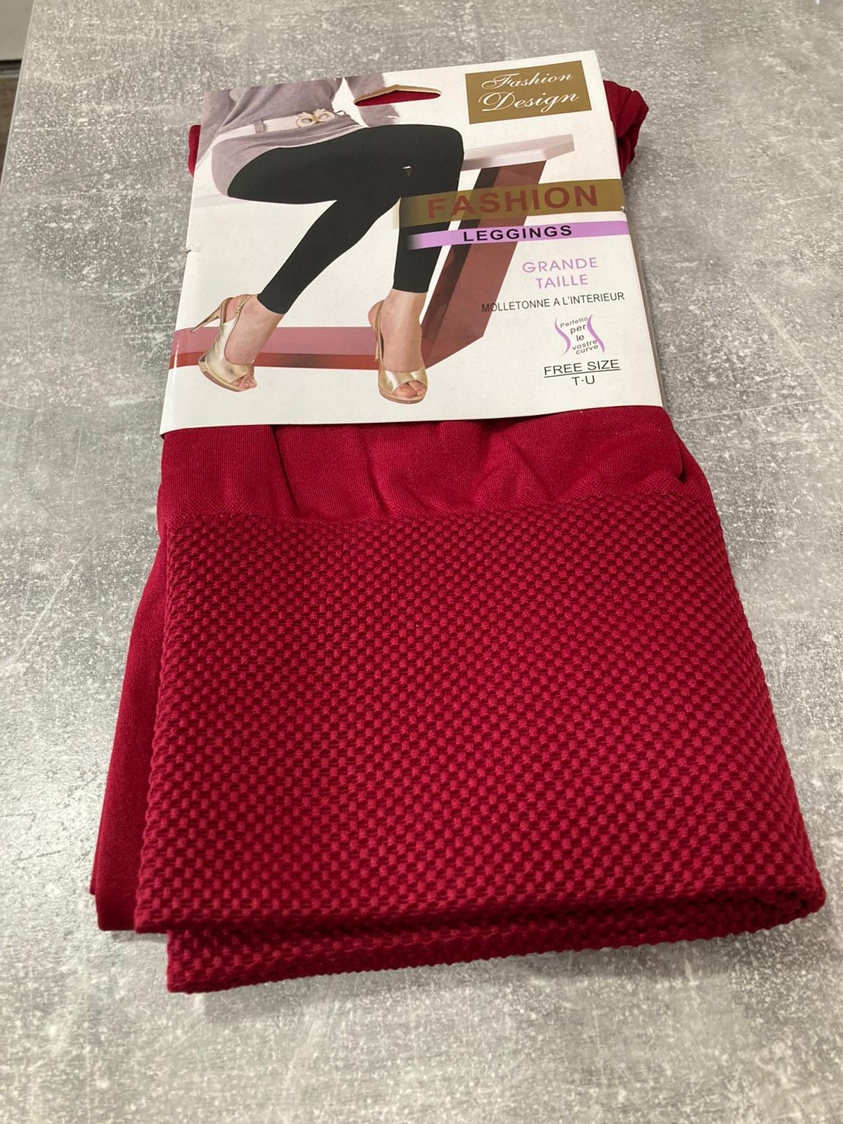 Fleece Lined Leggings - Regular Size in Various Colours