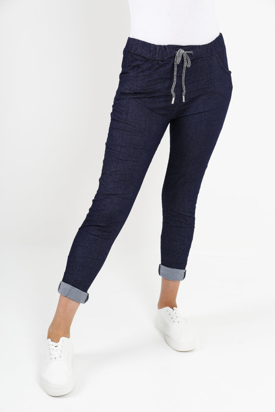 Denim Look Magic Trousers