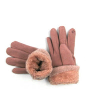 Load image into Gallery viewer, Faux Fur Lined Winter Gloves
