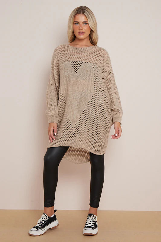 Heart Knit Jumper