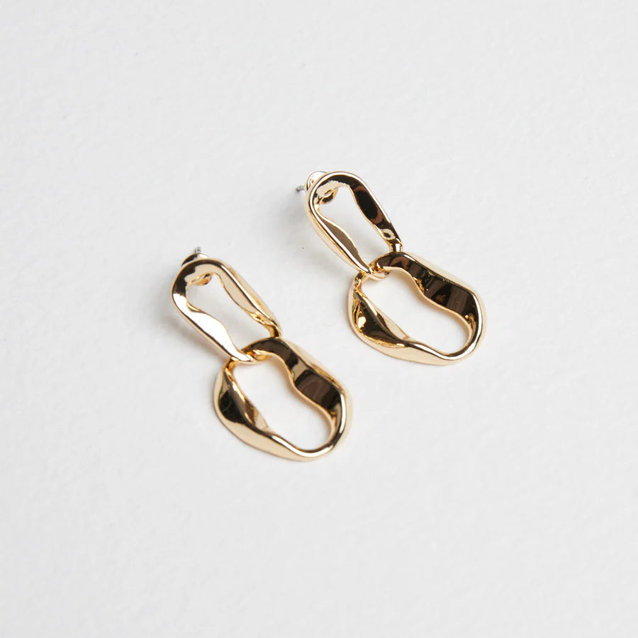 Double Link Earrings