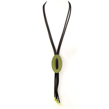 Load image into Gallery viewer, Long Neoprene Oval Necklace
