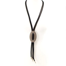 Load image into Gallery viewer, Long Neoprene Oval Necklace
